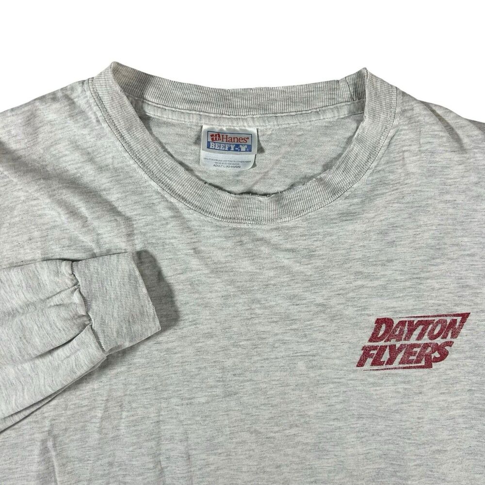 Vintage University Of Dayton Flyers Long Sleeve Graphic Shirt Men’s Large Y2K